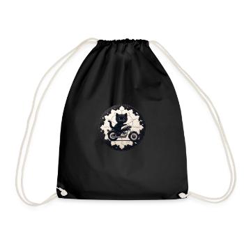 Soft Kitty Gifts - Drawstring Bag - black - Front