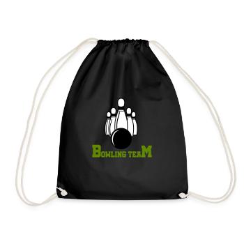 Équipe de bowling - Sac de sport léger - noir - Devant