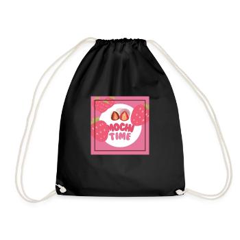 mochi - Turnbeutel - Schwarz - Vorne