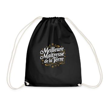 Meilleure maîtresse de la Terre - Sac de sport léger - noir - Devant