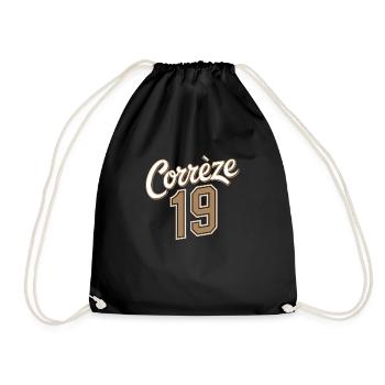 Corrèze 19 - Sac de sport léger - noir - Devant