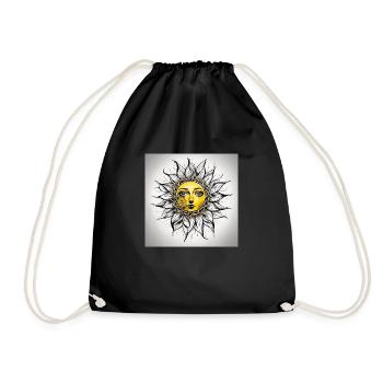 As The Sun celebrated the Day Light - Turnbeutel - Schwarz - Vorne