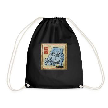 space dog - Sac de sport léger - noir - Devant