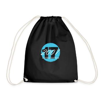 17 years old limited edition - Drawstring Bag - black - Front