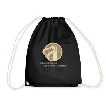 Design "Ethereal Virgo" - Drawstring Bag - black - Front