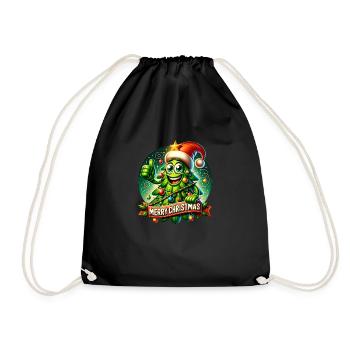 Le sapin de noel - Sac de sport léger - noir - Devant