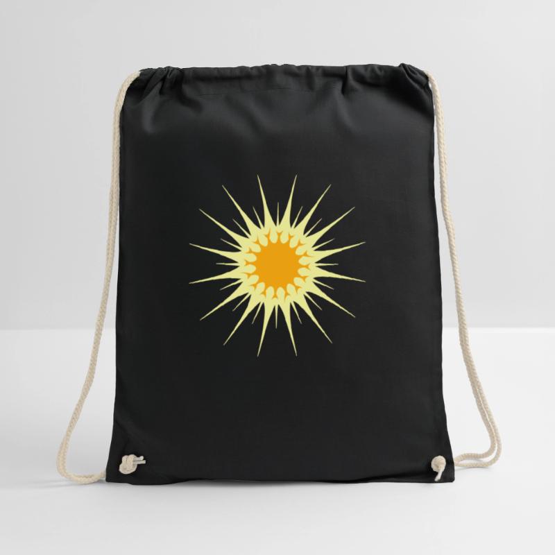 Bright Sun Rays Summer Glow Light Warmth Drawstring Bag