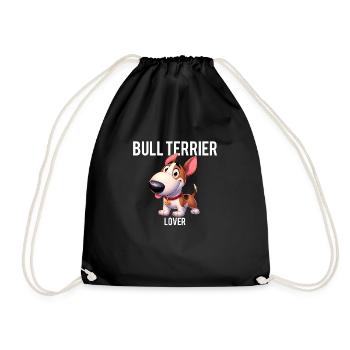 Bullterrier Liebhaber 3 - Turnbeutel - Schwarz - Vorne