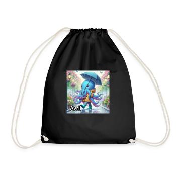 AVRIL - Sac de sport léger - noir - Devant