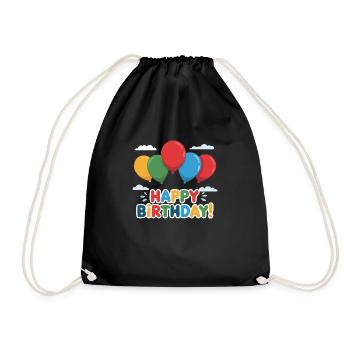 BON ANNIVERSAIRE - Sac de sport léger - noir - Devant