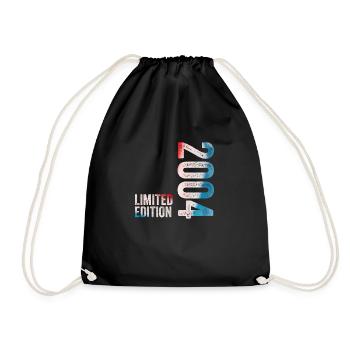 2004 Limited Edition Birthday Gift 2004 - Drawstring Bag - black - Front