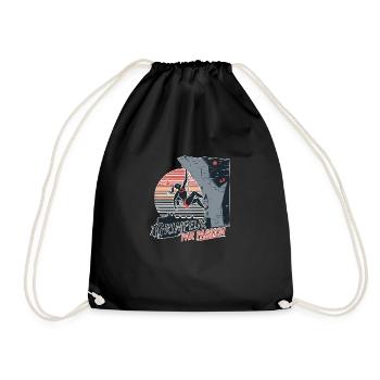 Grimpeur Par passion - Sac de sport léger - noir - Devant