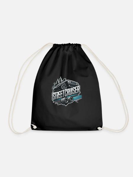 Streetcruiser city - Drawstring Bag - black