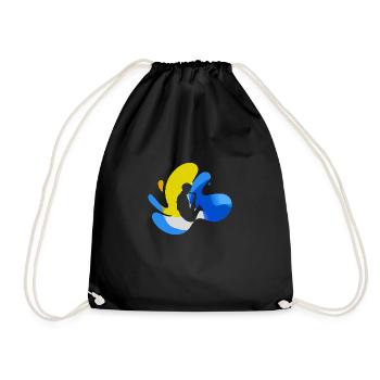 Saxophonist Wind Instrument Jazz - Drawstring Bag - black - Front