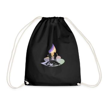 Hike Summit Trekker - Drawstring Bag - black - Front