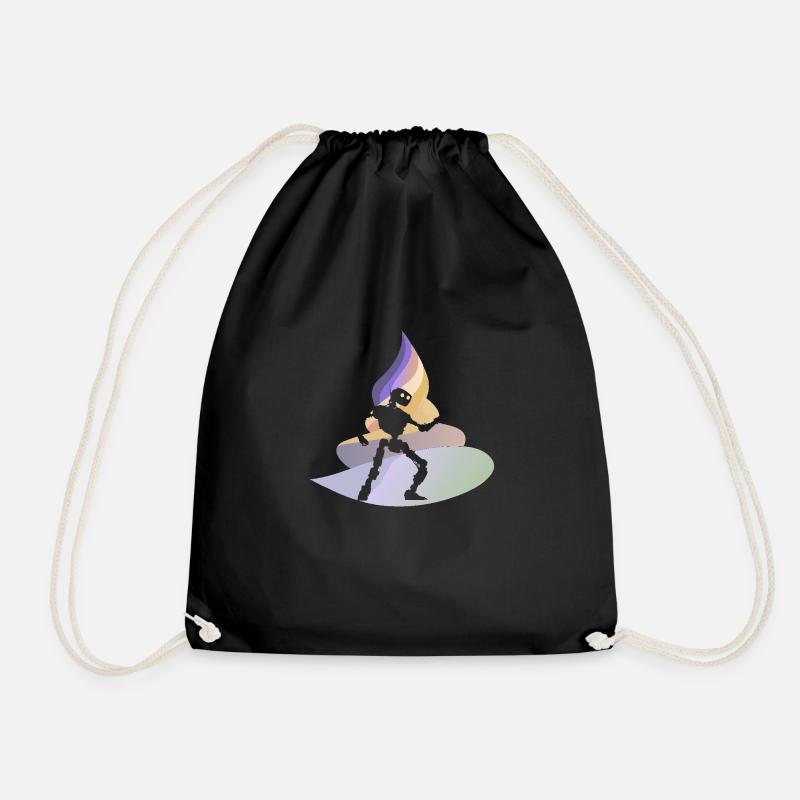 Robotics Informatics Scifi - Drawstring Bag - black