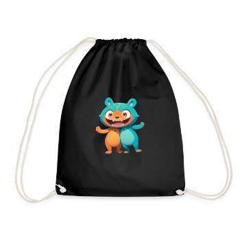Forest Monster 0790895 - Drawstring Bag - black - Front