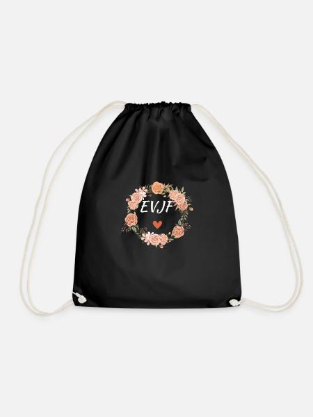 Evjf florale watercolor - assorti - Sac de sport léger - noir