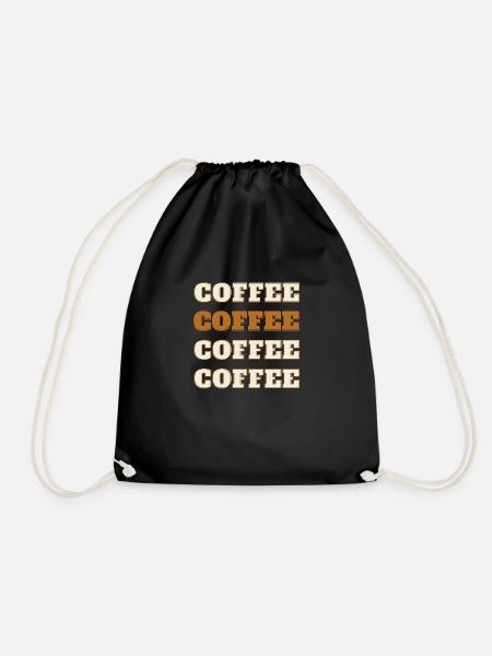 Coffee - Turnbeutel - Schwarz