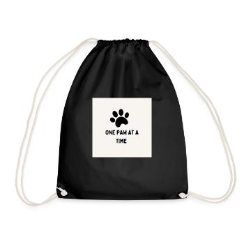 Positive Paw - Drawstring Bag - black - Front