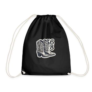 Cadeau de danse en ligne - Sac de sport léger - noir - Devant
