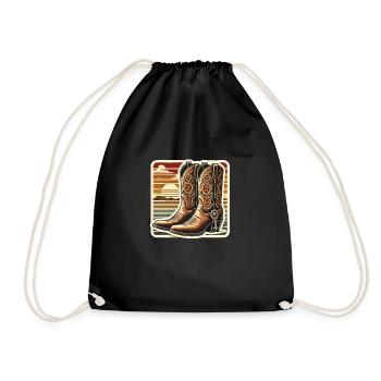Cadeau de danse en ligne - Sac de sport léger - noir - Devant