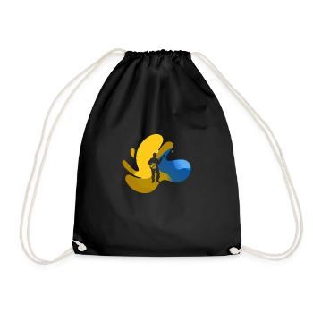 Countrymusic Proll Folk - Turnbeutel - Schwarz - Vorne