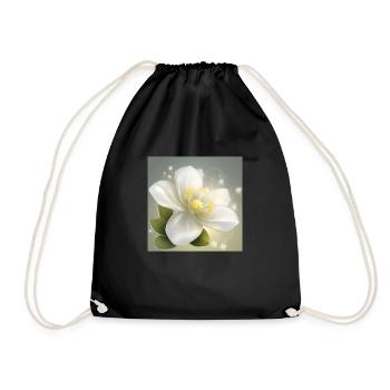 Fleur délicate - Sac de sport léger - noir - Devant
