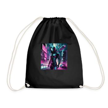 Dark2 - Drawstring Bag - black - Front