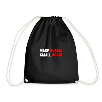 Make Russia Small Again - Sac de sport léger - noir - Devant