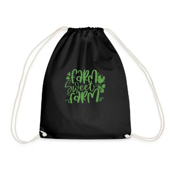 Fermier Fermier Vie Rurale Fermier Cadeau Dicton - Sac de sport léger - noir - Devant