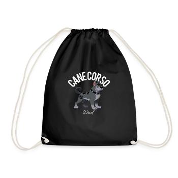 Cane Corso Dad 2 - Drawstring Bag - black - Front