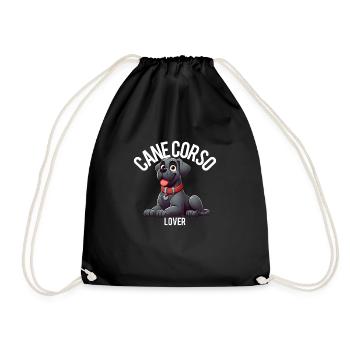 Cane Corso Lover - Drawstring Bag - black - Front