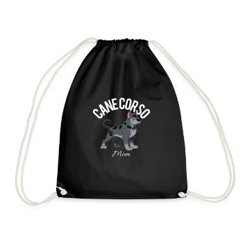 Cane Corso Mom 2 - Drawstring Bag - black - Front