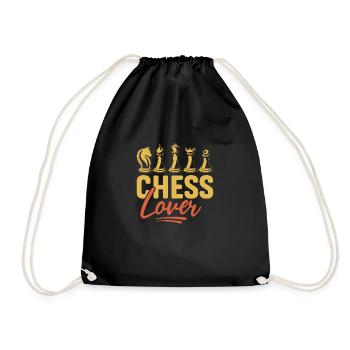 Chess Junkie Cadeau Echecs Sport Maître d’échecs - Sac de sport léger - noir - Devant
