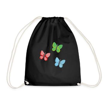 Papillons 3 - Sac de sport léger - noir - Devant
