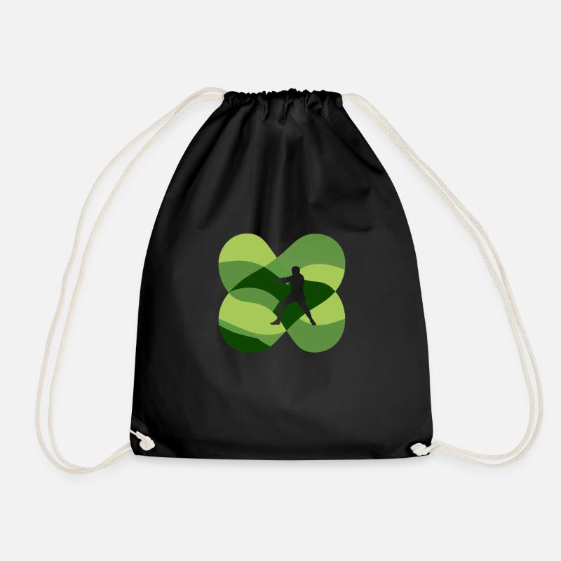 Sword Fighting Fencing Fencing Master - Drawstring Bag - black