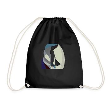 Fishing Carp Fishing Anglers - Drawstring Bag - black - Front