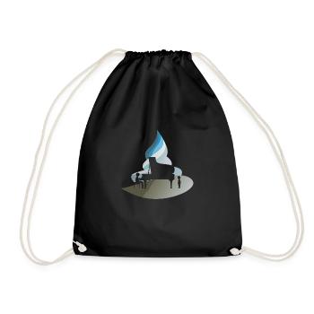 Pianist Music School Orchestra - Drawstring Bag - black - Front