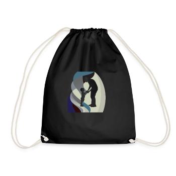 Babysitter Children's Story Domestic Helper - Drawstring Bag - black - Front