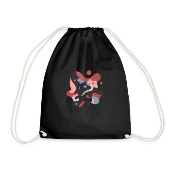 Parkour Parkour Runner Stuntman - Drawstring Bag - black - Front