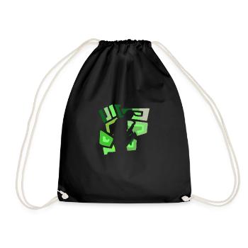 Wind Instrument Jazz Brass Band - Drawstring Bag - black - Front