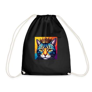 AKILLER 0022 - Drawstring Bag - black - Front