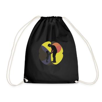 Childcare Childcare Nanny - Drawstring Bag - black - Front
