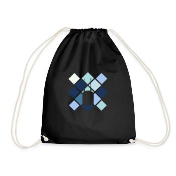Amateur Radio Frequency - Drawstring Bag - black - Front