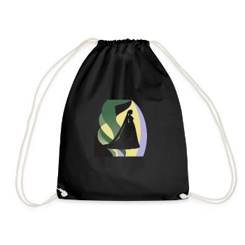 Robe de mariée - Sac de sport léger - noir - Devant