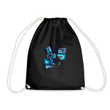 Voilier Bateau à voile - Sac de sport léger - noir - Devant