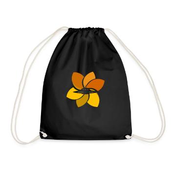 Mars Ufo - Drawstring Bag - black - Front