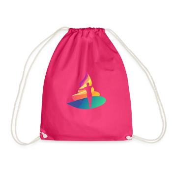 Tanzen Modern Foxtrott - Turnbeutel - Fuchsia - Vorne