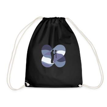 Electrician wiring circuit - Drawstring Bag - black - Front